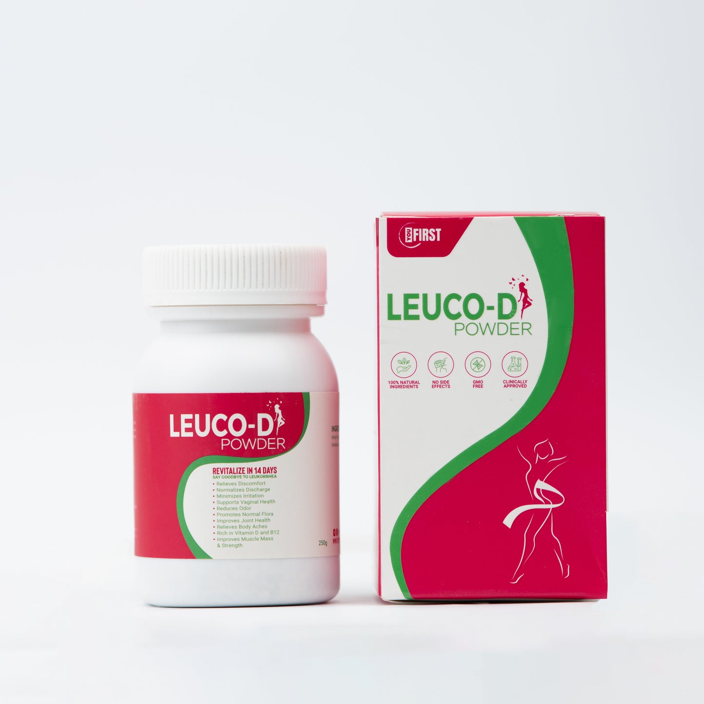 You First Leuco D Powder bottle i& Packing mage